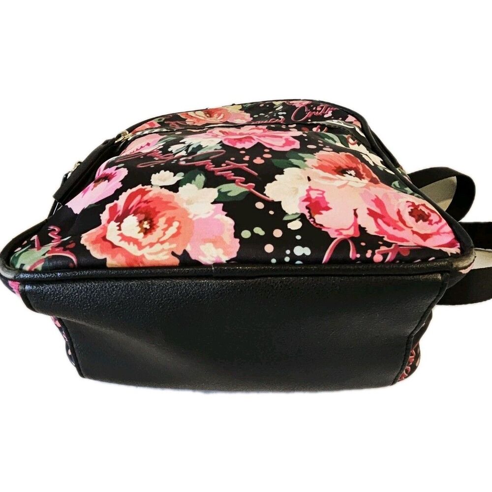 Juicy Couture Floral Mini Backpack | Black & Pink - Picture 8 of 10